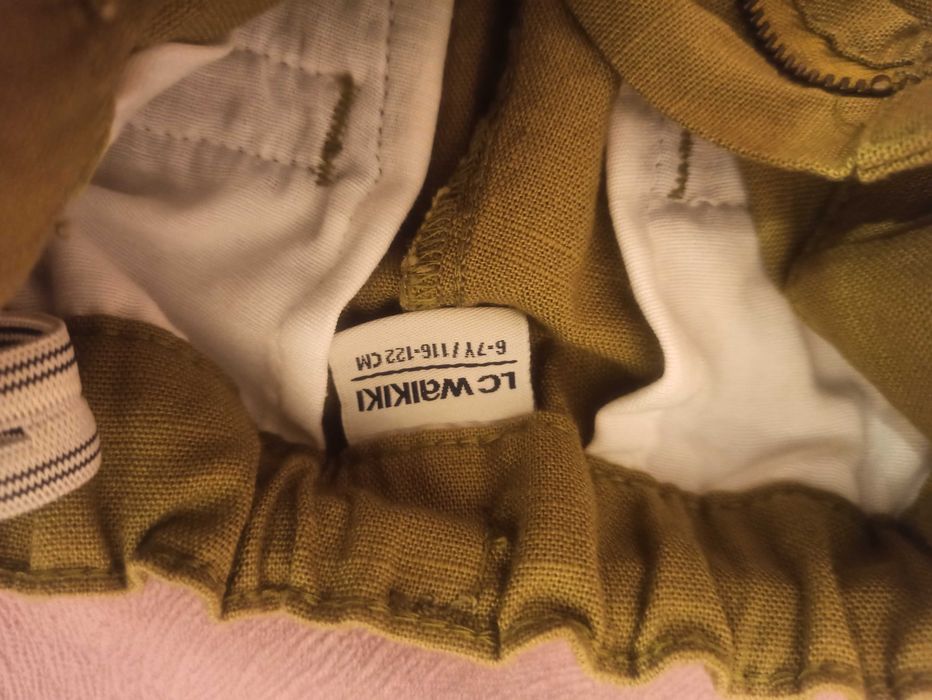 Продавам летни панталони за момчета - 6-7г , размер 116-122см - 2броя