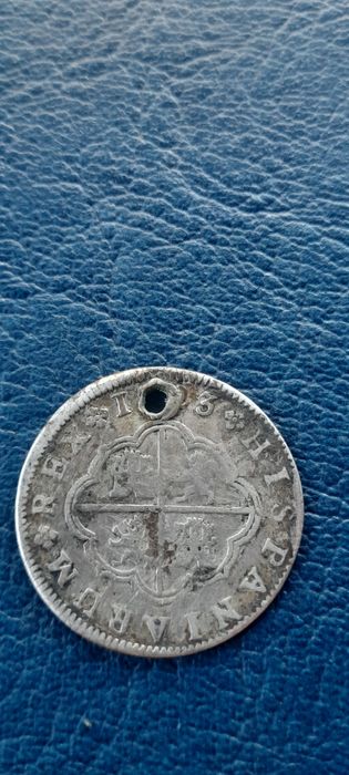 2 реала Филип V 1823