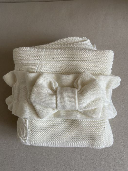 Вязаный костюм с одеялком