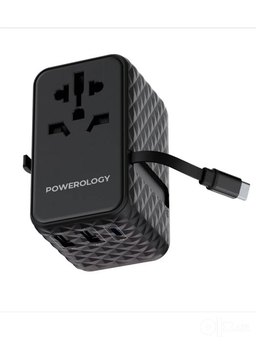 Travel adapter Powerology 45w-20w-75w