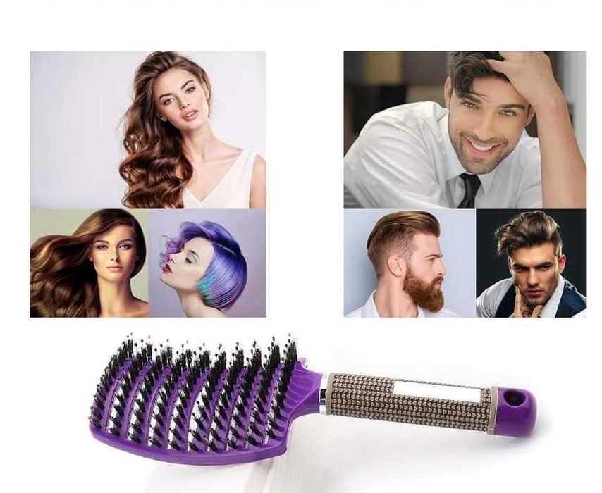 Set 2 Perii par peria MOV descurca descalceste maseaza toate tipurile