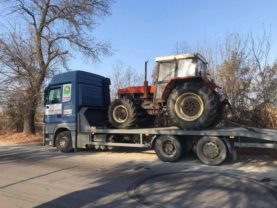 Пътна помощ и транспорт на техника до 15 тона
