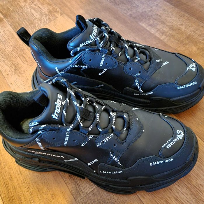 Balenciaga Triple S Black - Оригинални - Размер 43 - Отлично състояние