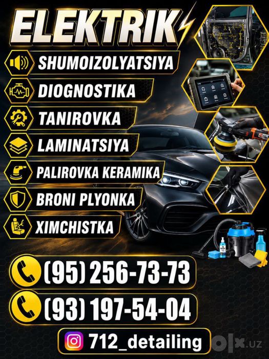 tanirovka xizmati 24/7
