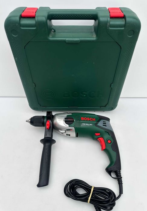 BOSCH PSB 850-2 RE - Двускоростна ударна бормашина 850W като нов!