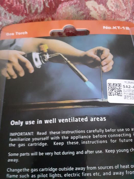 Бутановая горелка для пайки или расплавить металл без проблем