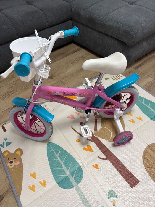 Bicicletă copii roți ajutătoare