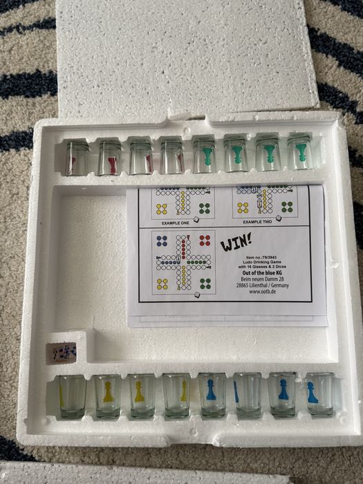 Настолна игра Ludo Drinking Game - Не се сърди човече