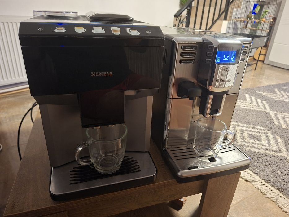 Aparat cafe siemens eq500 si saeco incanto deluxe