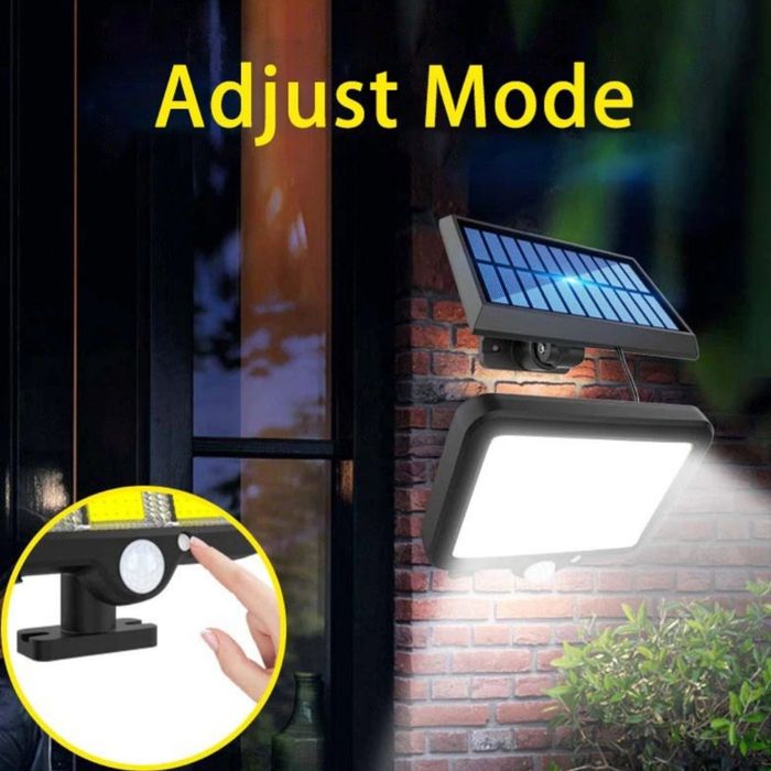 Proiector solar 120 Led cob 1+1 gratis senzor de lumina si miscare