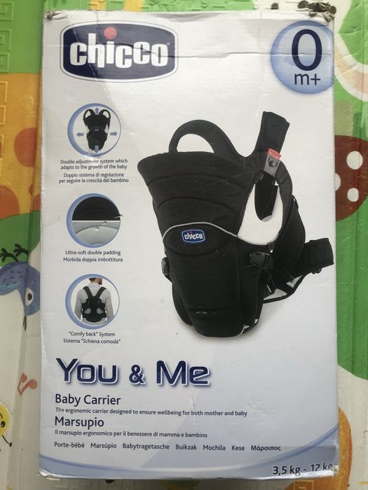 Кенгуру Chicco в отлично состояние, от 3.5 до 12 кг, 90 лева