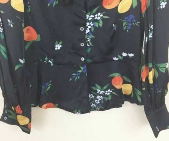 Нов Capulet Елегантен Пеплун Топ с 3/4 Ръкав Размер М