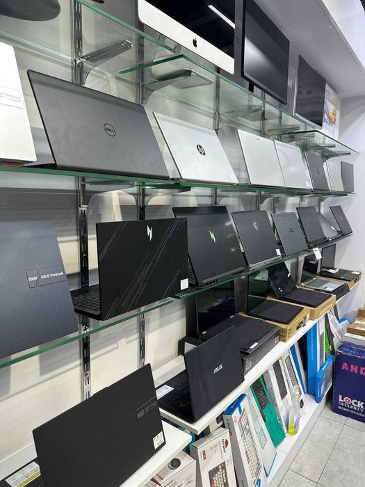 Noutbuklar HP, Acer, Asus, Lenovo, Dell, Huawei