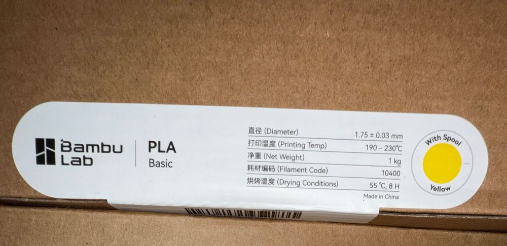Bambu Lab PLA/Pet-g filament