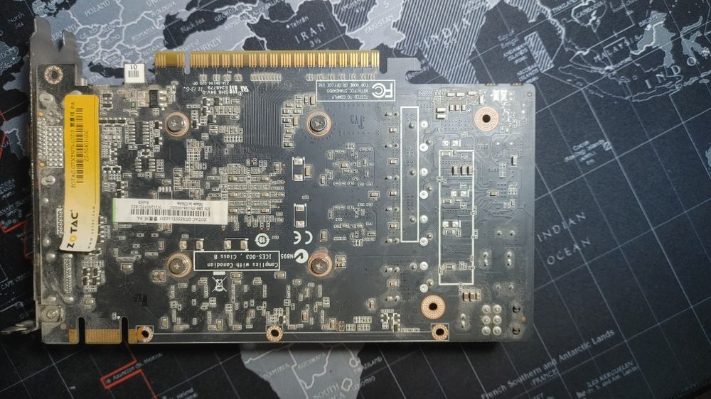 Видеокарта GTX550 TI 1gb