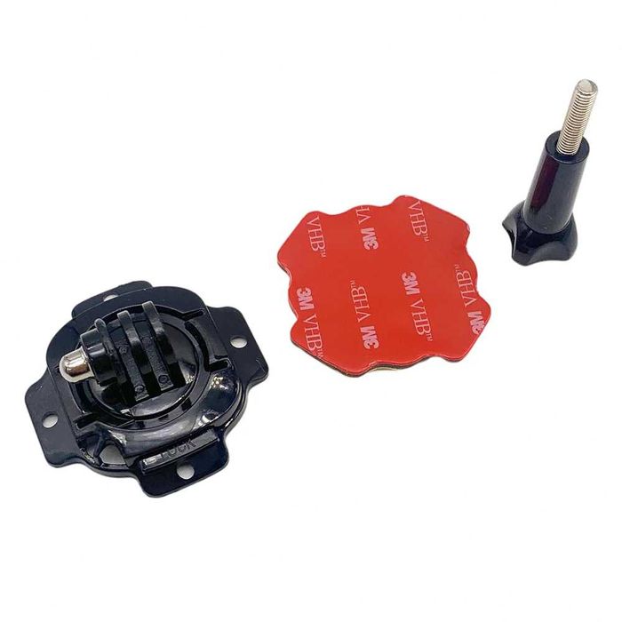 Pindere casca adeziv cu reglaj 360 pt GoPro 7/8/9/10/11/12 DJI Osmo