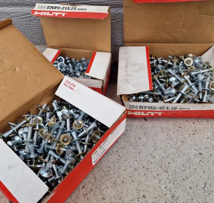 Hilt Capse /Cuie pentru  fixarea profilelor metalice/Cuie /Capse  Prof