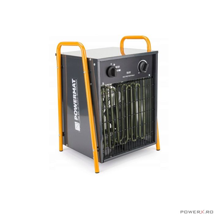 Incalzitor electric trifazic, 9 kW, aeroterma industriala, Powermat