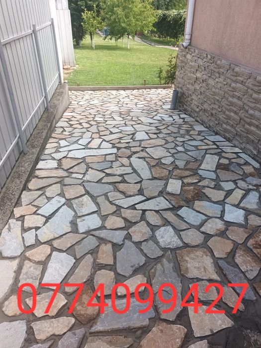 Piatra naturala și montaj