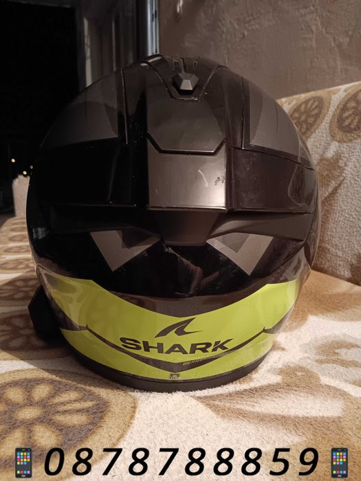 Каска SHARK Ridill 2 Berserk + интерком, мешка и кутия