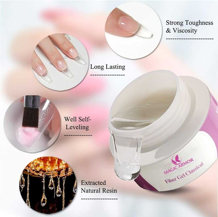 Gel constructor unghii MAGIC ARMOR transparent 56g