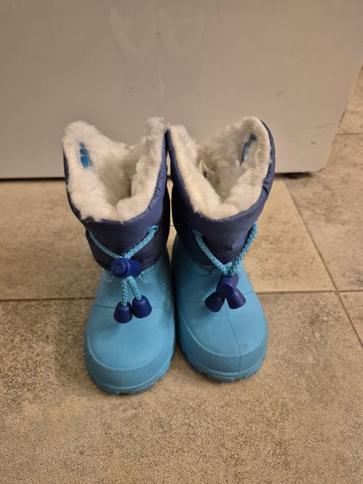 Бебешки зимни ботуши тип апрески с топла вата от Декатлон 18-19 номер