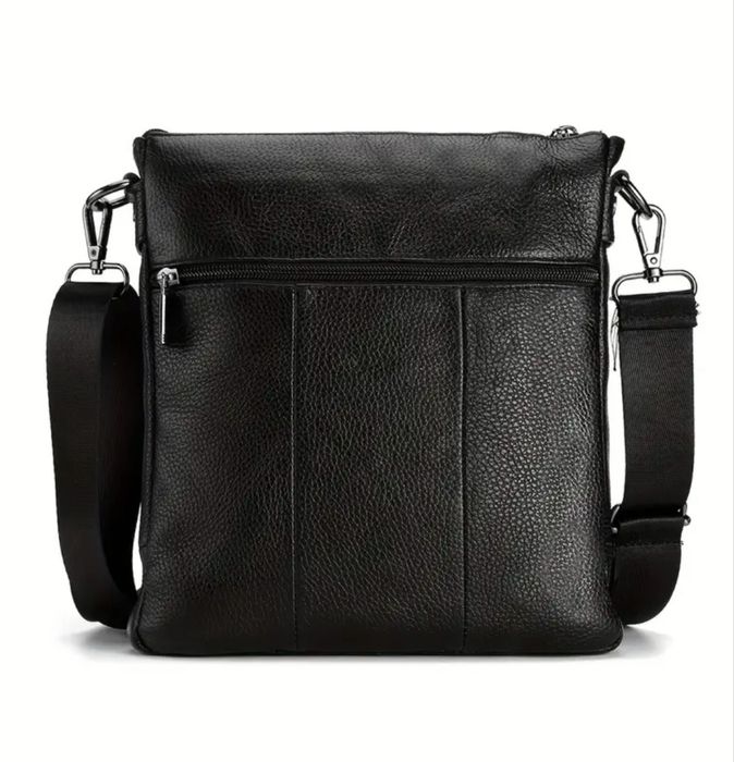 Мъжка творческа чанта (торба) за през рамо /Естест. кожа -20% Промоция