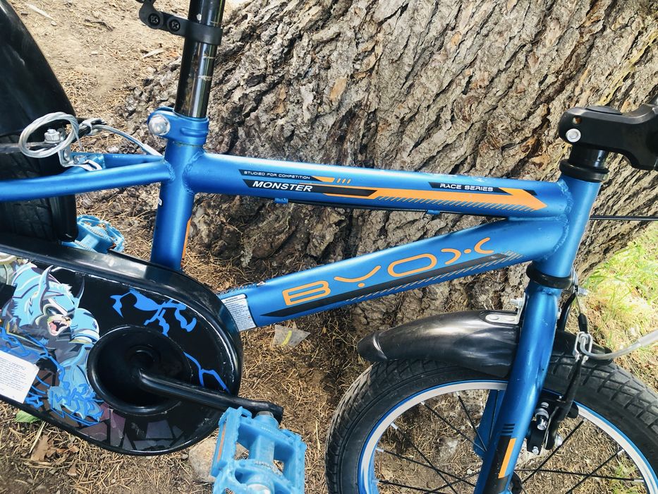 Puky велосипед. Детски велосипед Byox - Monster, син, 16