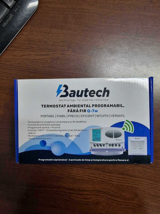 Termostat fara fir programabil inteligent NOU