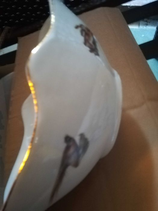 Сервиз порцелан 24части,, 12чаши,чай,кафе,ловджийски мотив, Антиквар