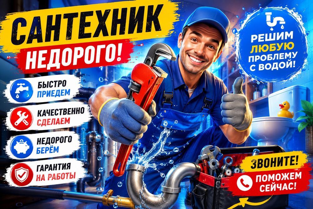 Сантехник не дорого