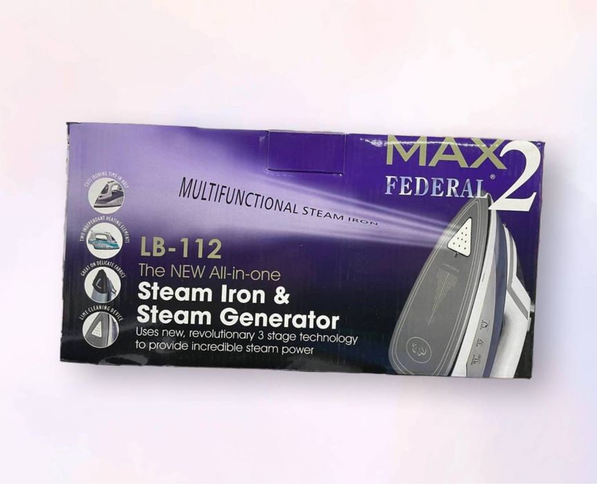 Утюг паровой max federal