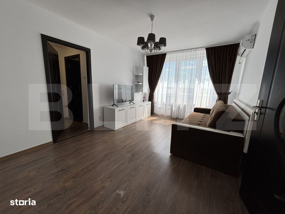 Apartament modern de inchiriat, 50 mp, complet mobilat si uitlat
