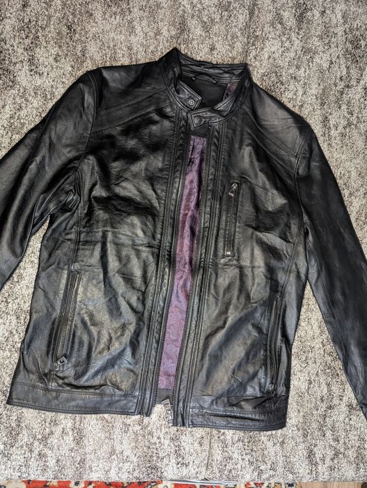 Кожаная куртка из овчины