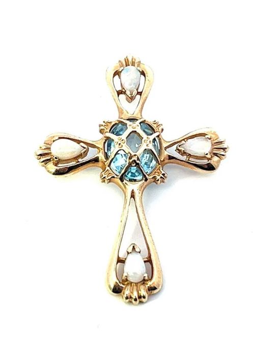 Cruciuliță aur 14K, piesă de colecție