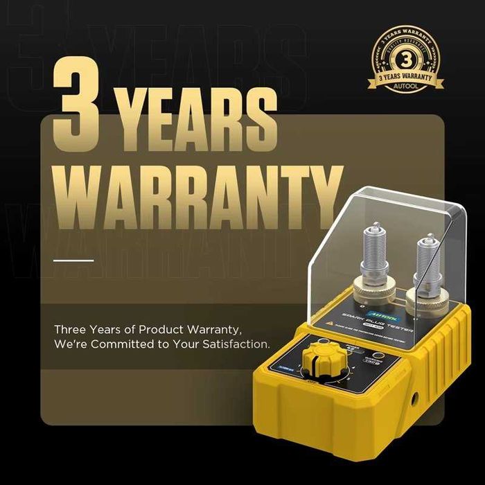 Тестер за свещи AUTOOL SPT105, 0-6000RPM с регулируема височина