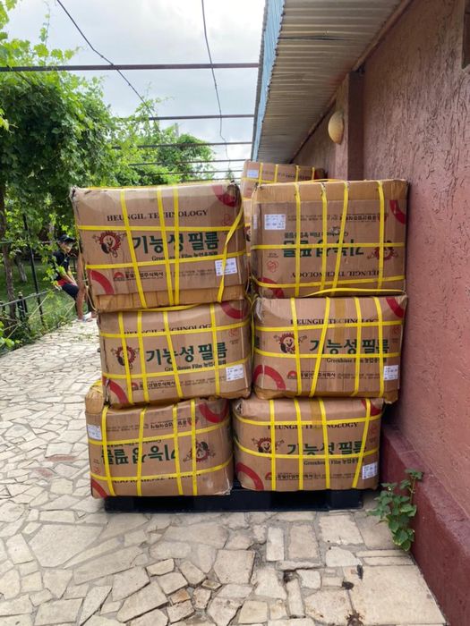 Koreyskiy quyosh plyonka teplitsa klyonka selofan salafan kleenka