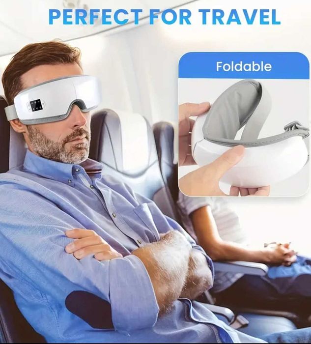 NVNV 4 D. Умный портативный массажёр для Глаз, Висков!