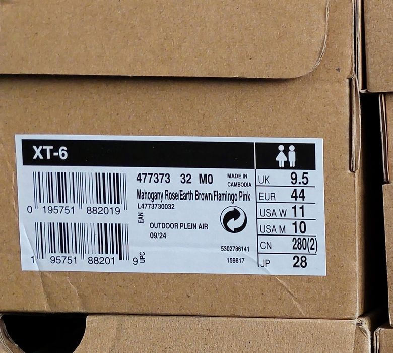 Adidasi originali SALOMON XT-6 mas 44