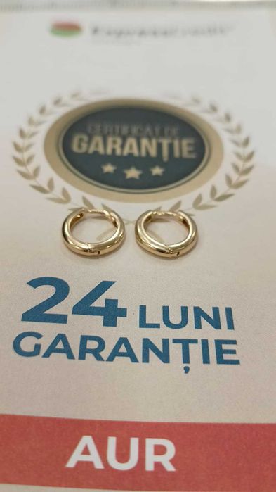 Cercei aur 14K 2.67gr [AG24 Harlau B.46033.1] - Garantie 2 ani!