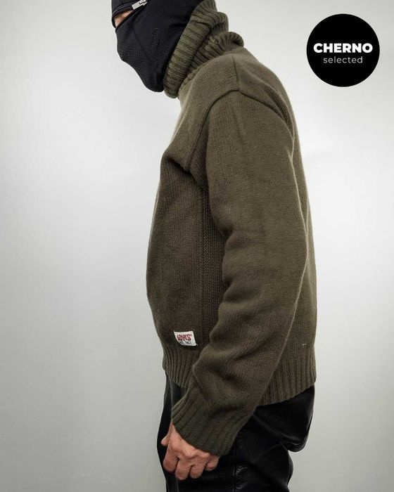 LEVI’S Red Tab мъжки вълнен пуловер с поло яка – размер XL