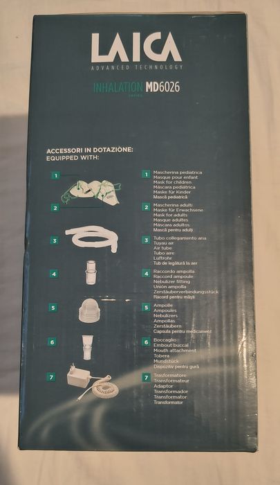 Aparat aerosoli cu ultrasunete Laica MD6026
