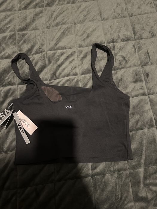Top sport Victoria’s Secret negru, marimea S. Nou, cu eticheta