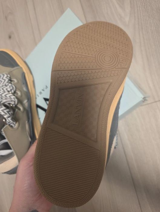 Lanvin curb sneakers