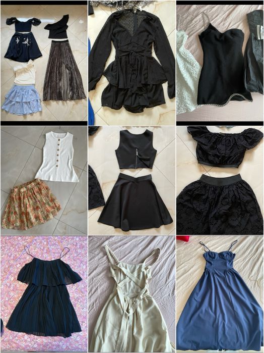 дълга Рокля, жилетка ,рокля с дълги ръкави , гещеризон , панталон