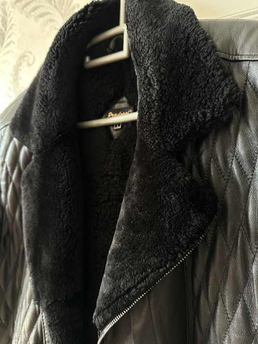 Дубленка кожанная