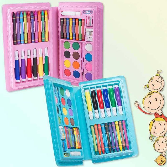 Детски комплект за рисуване в кутия – 42 части