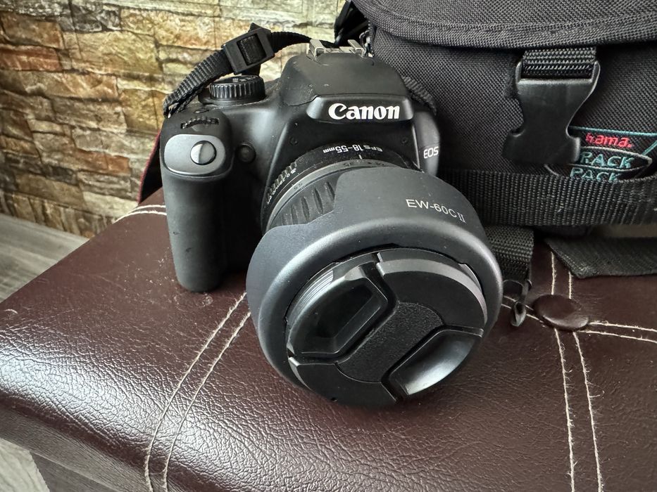 Фотоапарат Canon eos 1000D + обектив