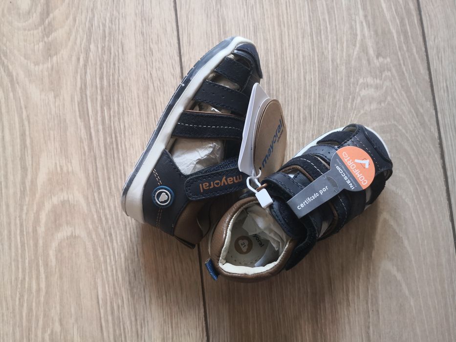 Бебешки сандали, естествена кожа