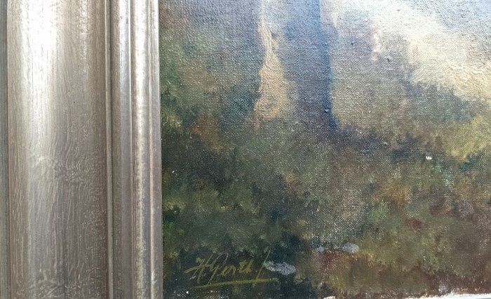 Tablou peisaj de Toamnă dimensiuni mari